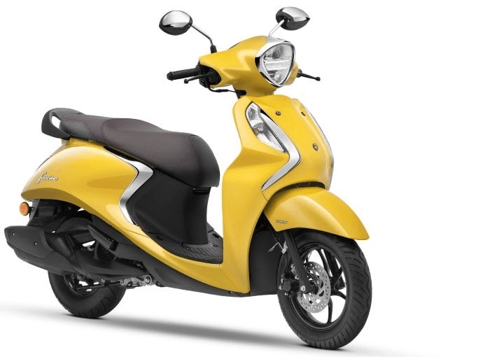 Rent fascino scooty in goa