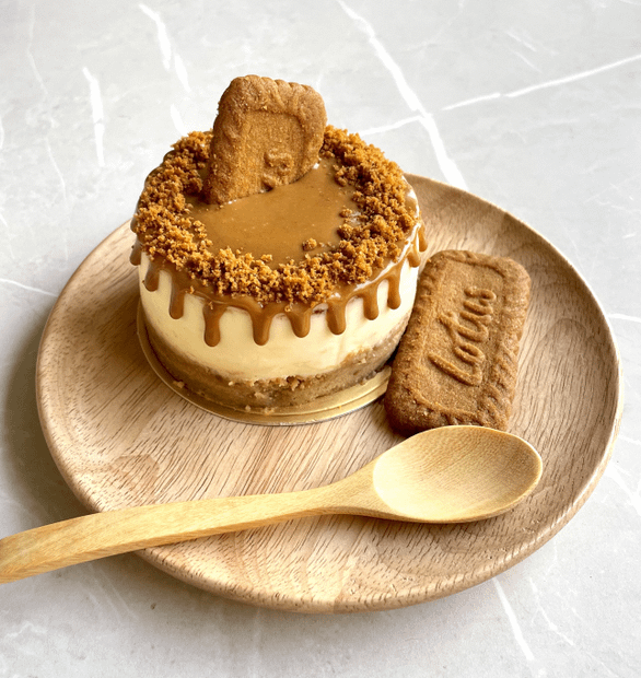 Lotus Biscoff Mini Baked Cheesecake