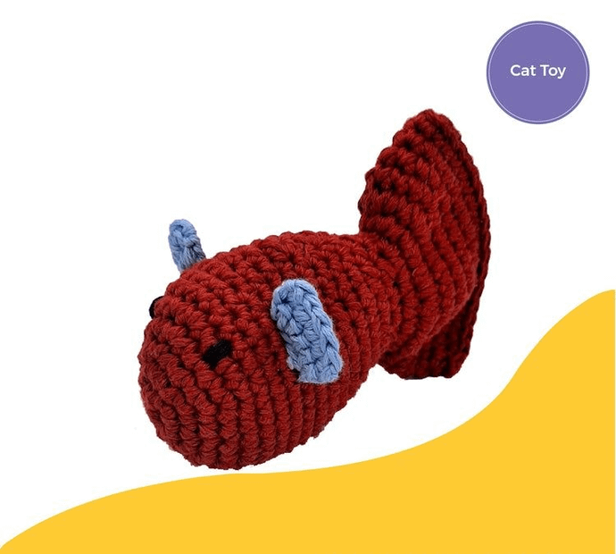 Crochet Fish, Cat Toy
