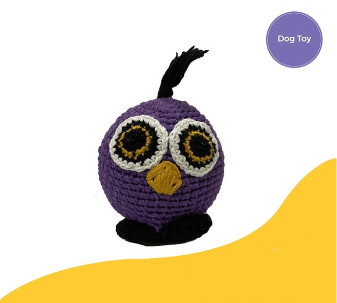 Crochet Owl, Dog Toy