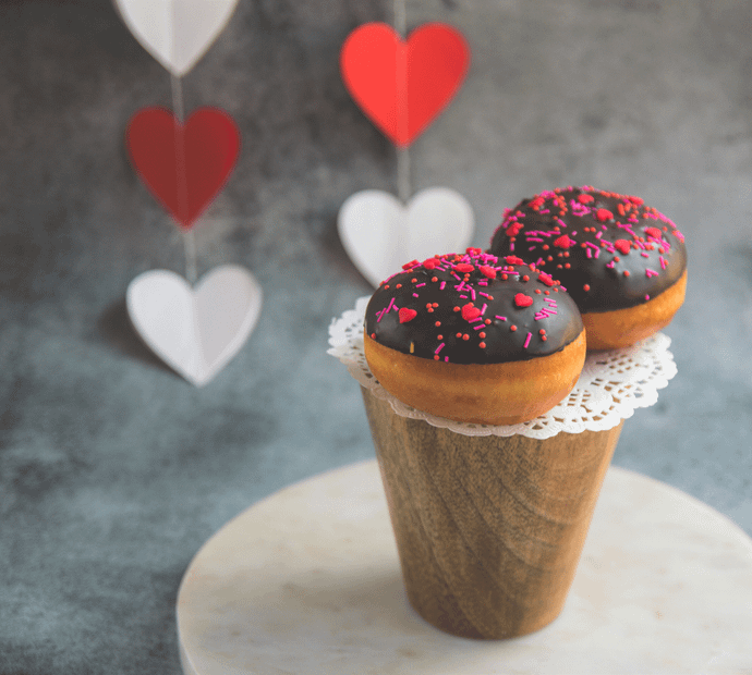 Chocolate Valentine Berliners (Box of 2)