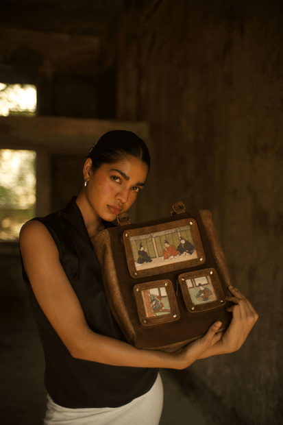 The Japanese Tea Room Office Bag (2 in 1 - Backpack and Shoulder bag)