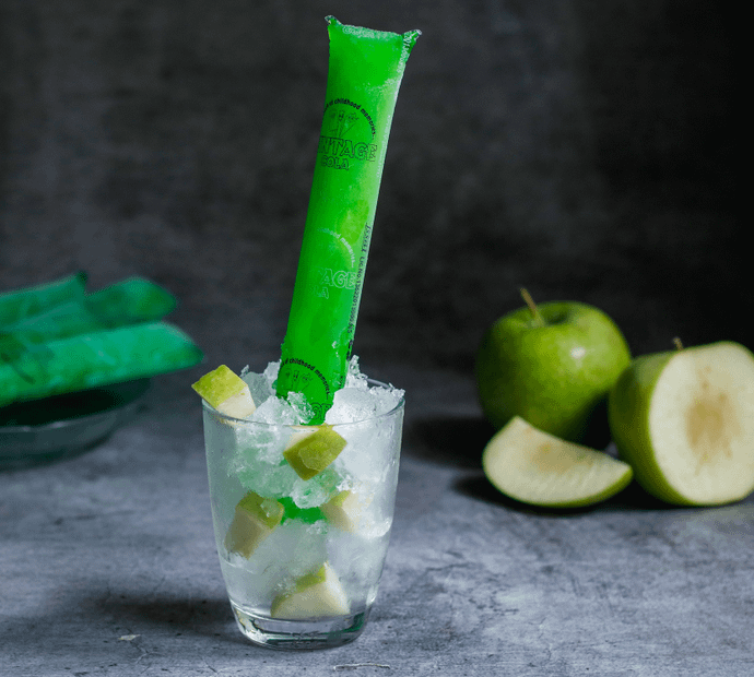 Green Apple Vintage Ice Pop