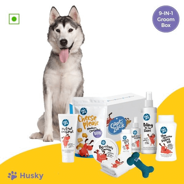 The Husky Groom Box – Ultimate 8-in-1, Head-to-Paw Groom-Kit