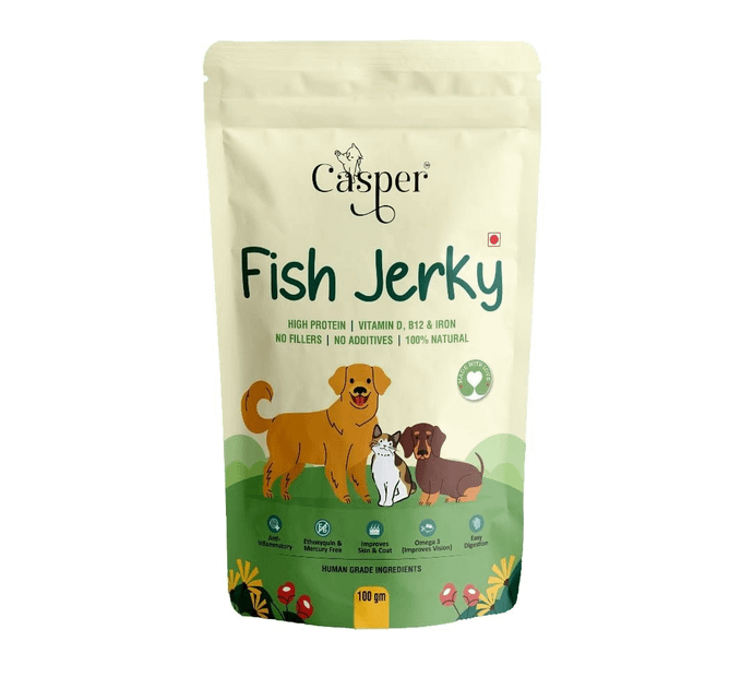 Casper's  Bombay  Duck Fish Jerky  cat treats 100gms Pure Protein Powerhouse