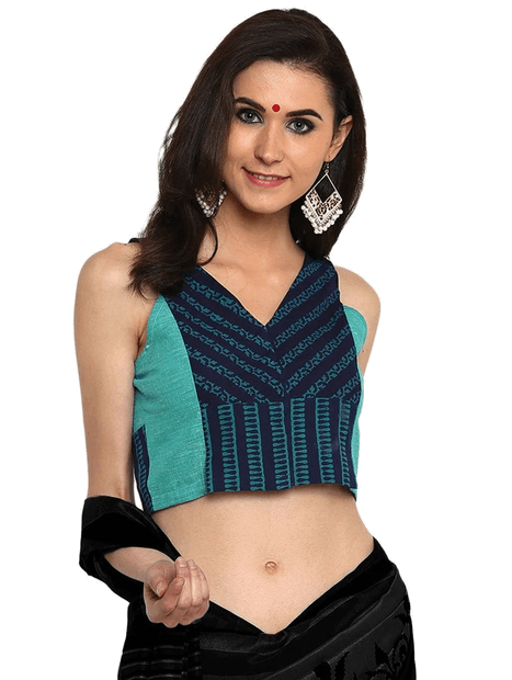 Kutch Print Handloom Cotton Blouse