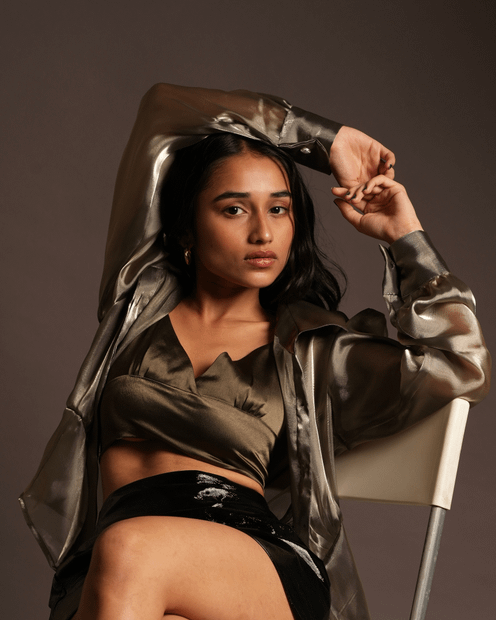 The Champagne Celèste jacket