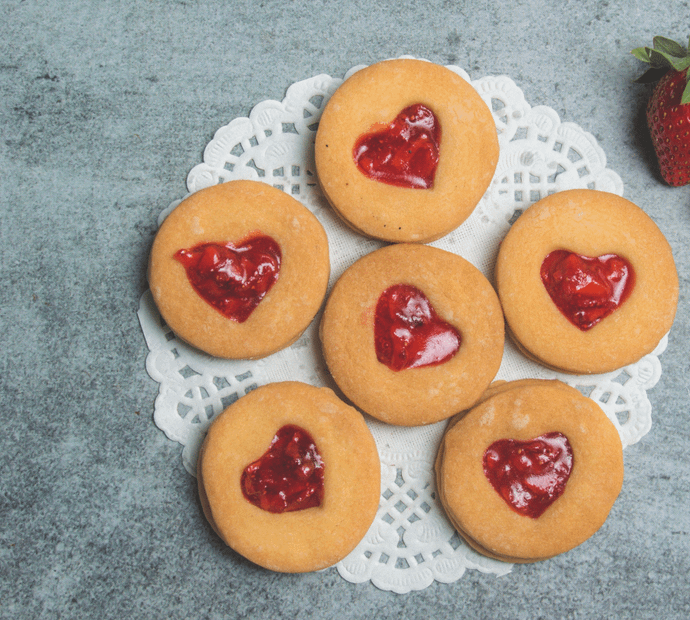 Linzer Heart Cookies (Box of 6)