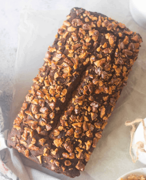 Vegan Walnut Butterscotch Dry Cake