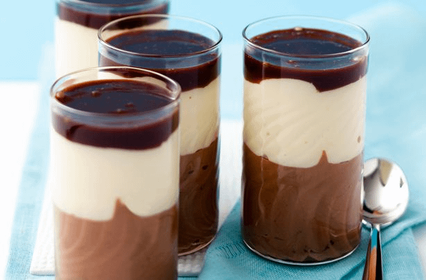 Three layered mousse