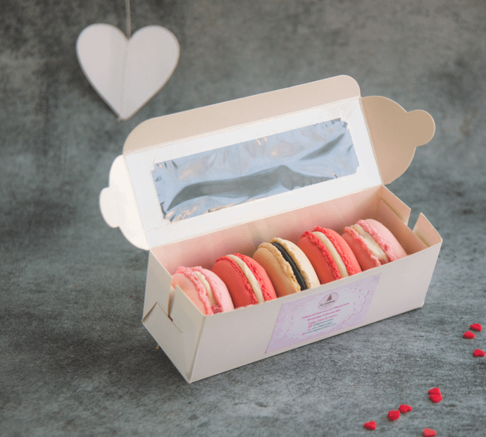 Valentine Macarons (Box of 5)