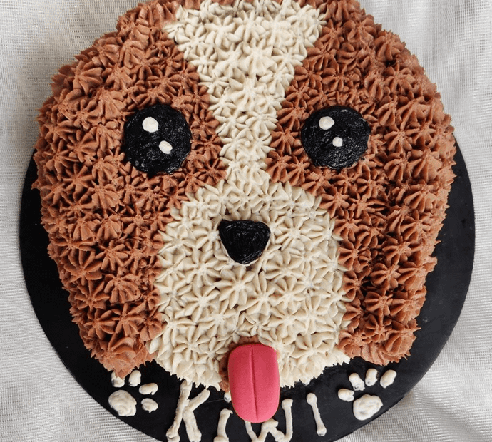 Beagle Face Cake