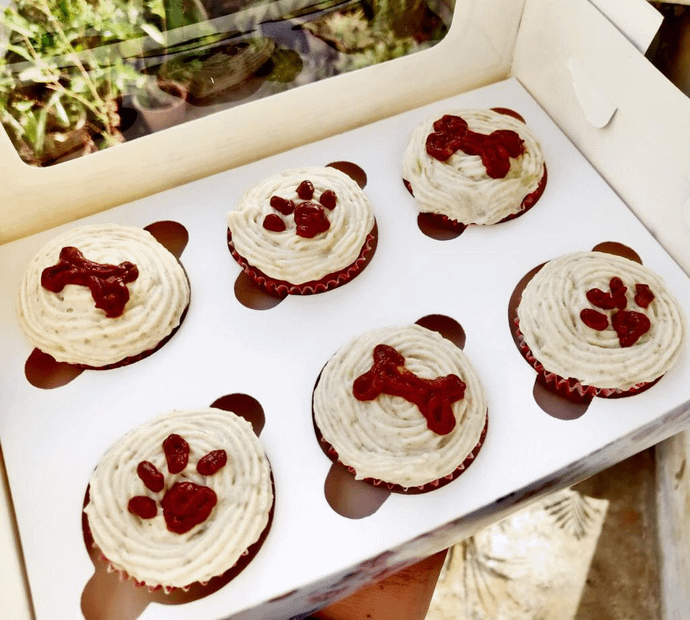 Peanut Butter Carrot Pupcakes (Pack of 6)