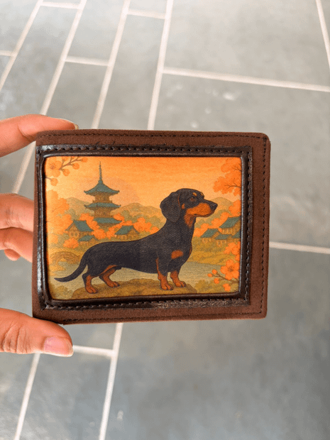 Dachshund wallet