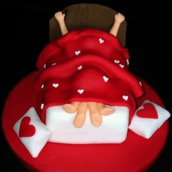 Bachelorette Bed Cake