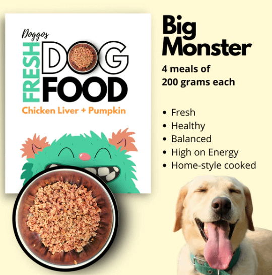 Doggos Big Monster (800 gms) - Fresh Dog Food
