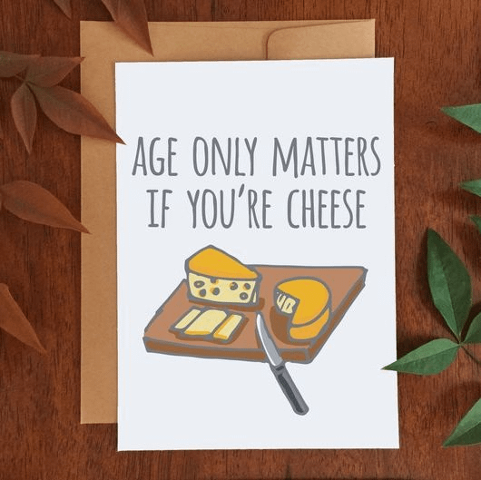Funny Aging Birthday Card