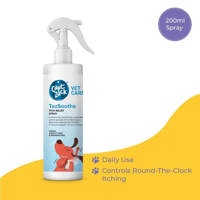 TazSoothe Itch Relief Spray for Dogs, 250 ml
