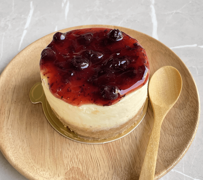 Blueberry Mini Baked Cheesecake