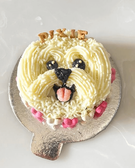 Lhasa Apso Face Cake