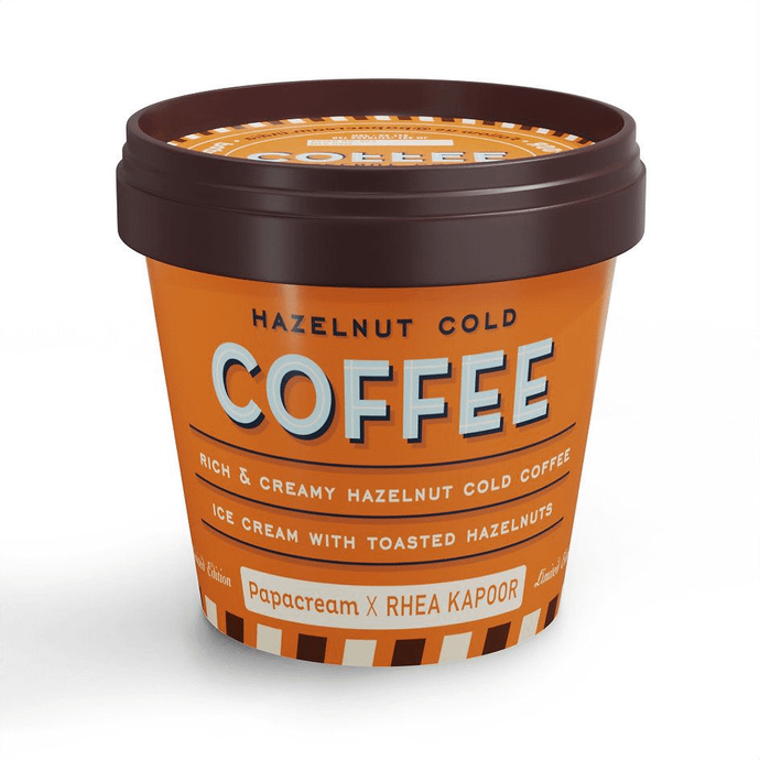 PapaCream X Rhea Kapoor- Hazelnut Cold Coffee Ice Cream [100 ml]