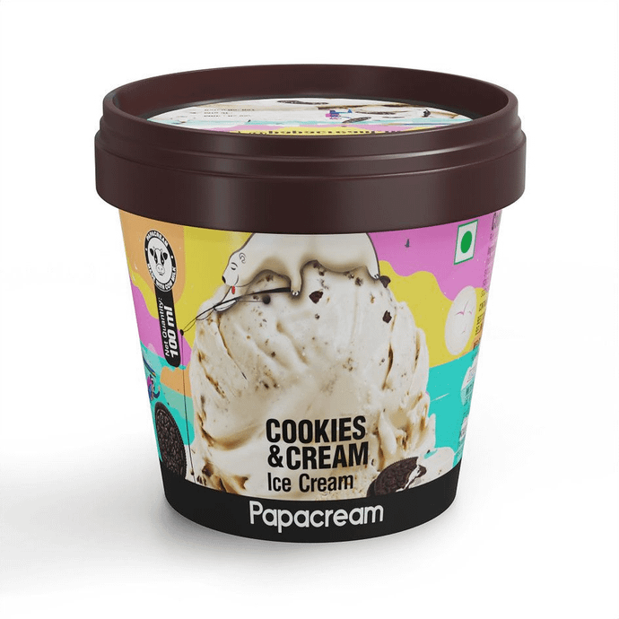 Papacream Cookie & Cream Ice Cream [100 ml]