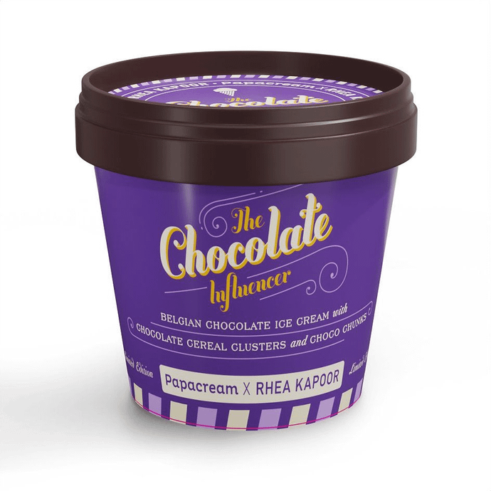 PapaCream X Rhea Kapoor- The Chocolate Influencer Ice Cream [100 ml]