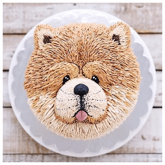 Chow Chow Face Cake