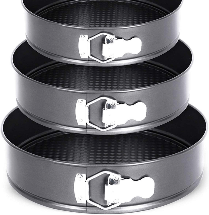 Aluminium Cake Mould (set of 3)