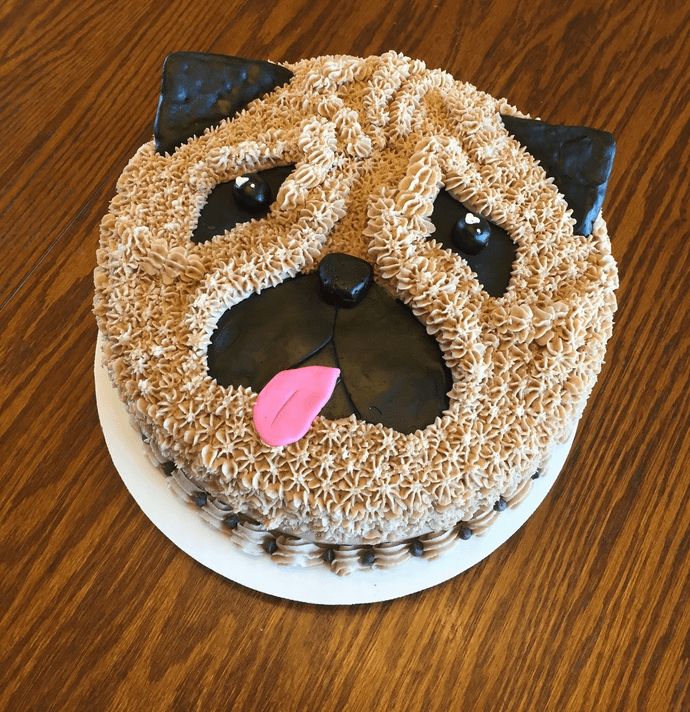 Pug cake