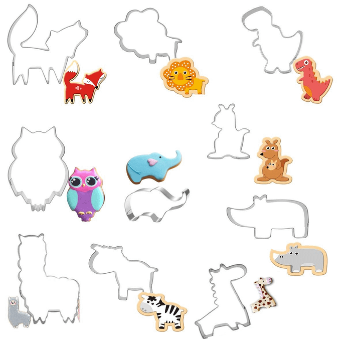 Animal Cookie Cutter (Set of 10)