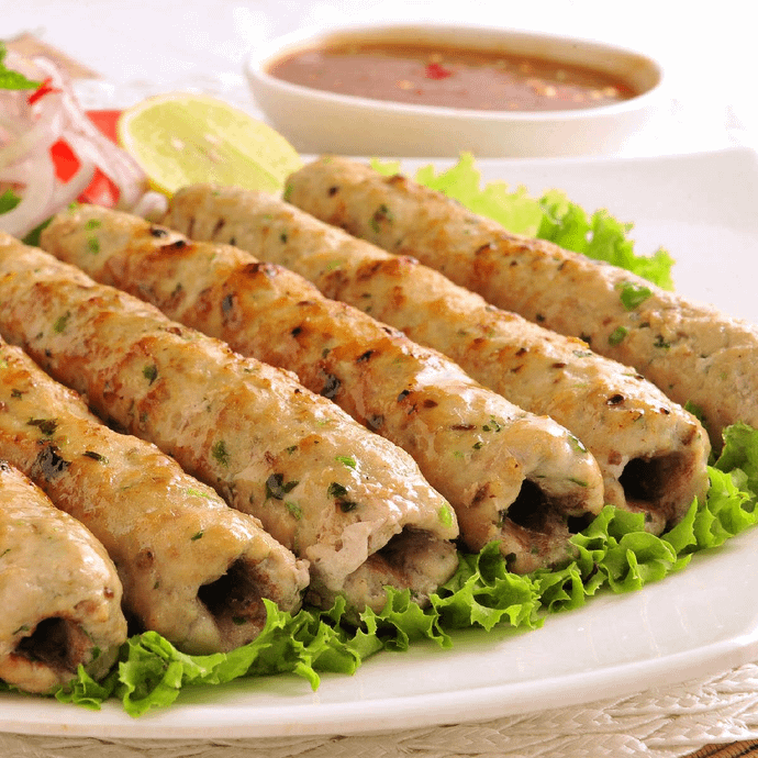Chicken Seekh Kabab (4 Pcs)