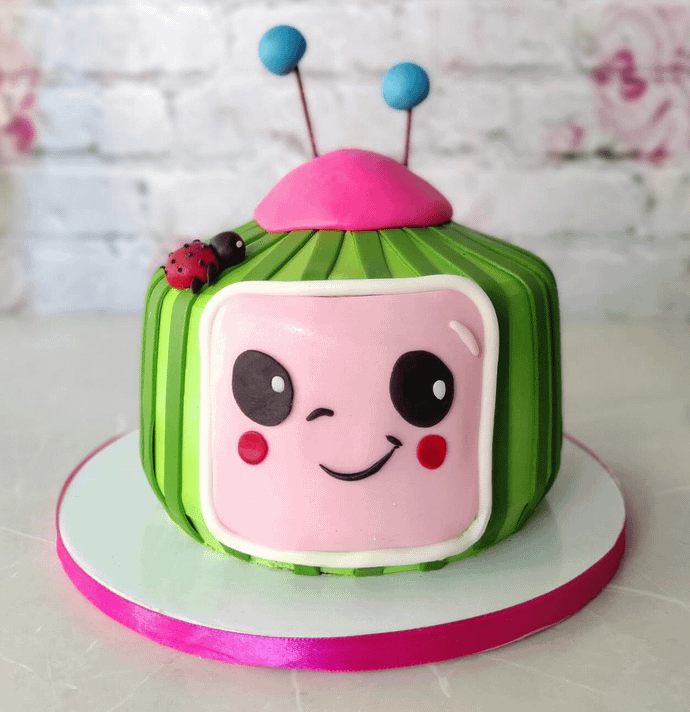 Cocomelon Face Cake 