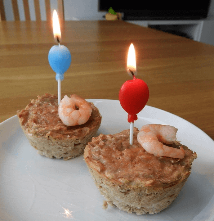Tuna & Prawn Cupcakes ( Box of 4)