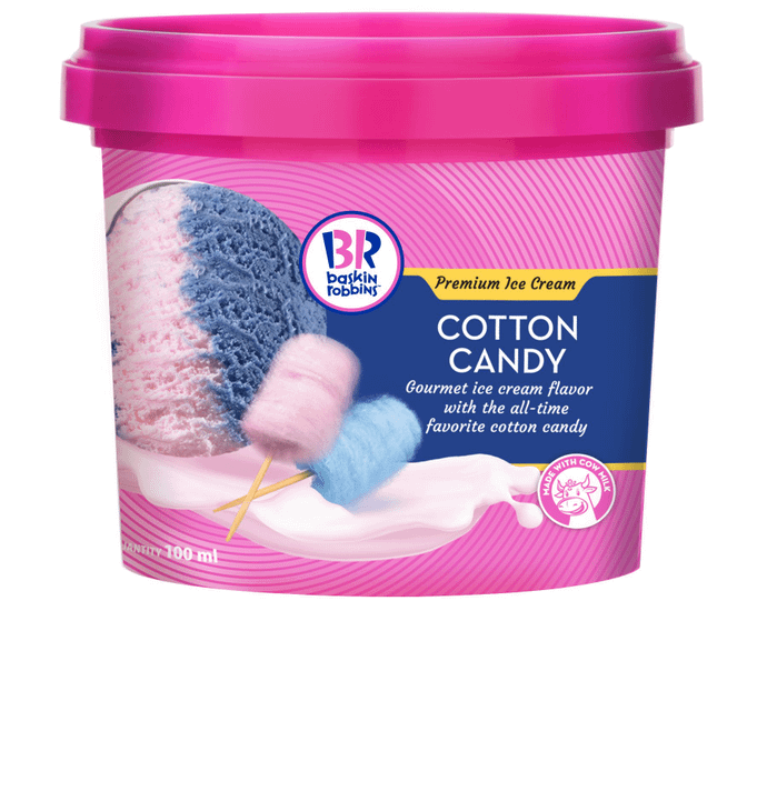 Baskin Robbins Cotton Candy 100ml-cup