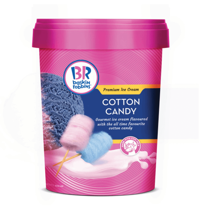 Baskin Robbins Cotton Candy 450ml-tub