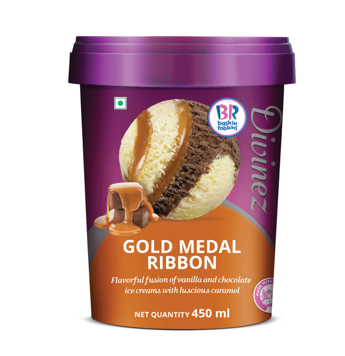 Baskin Robbins Gold Medal Ribbon -450ml-tub