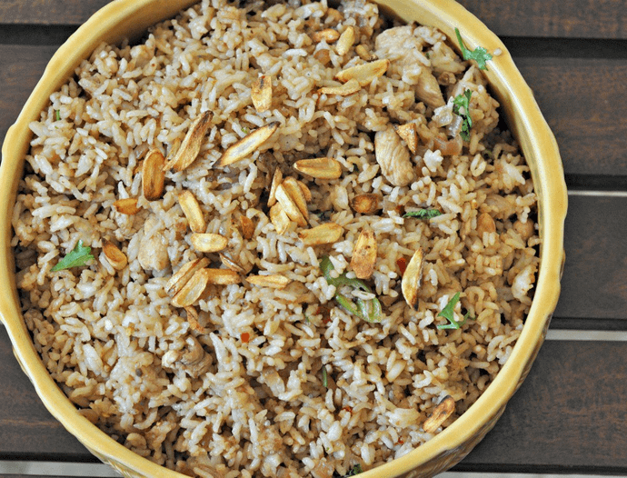 Chicken Garlic Fried Rice