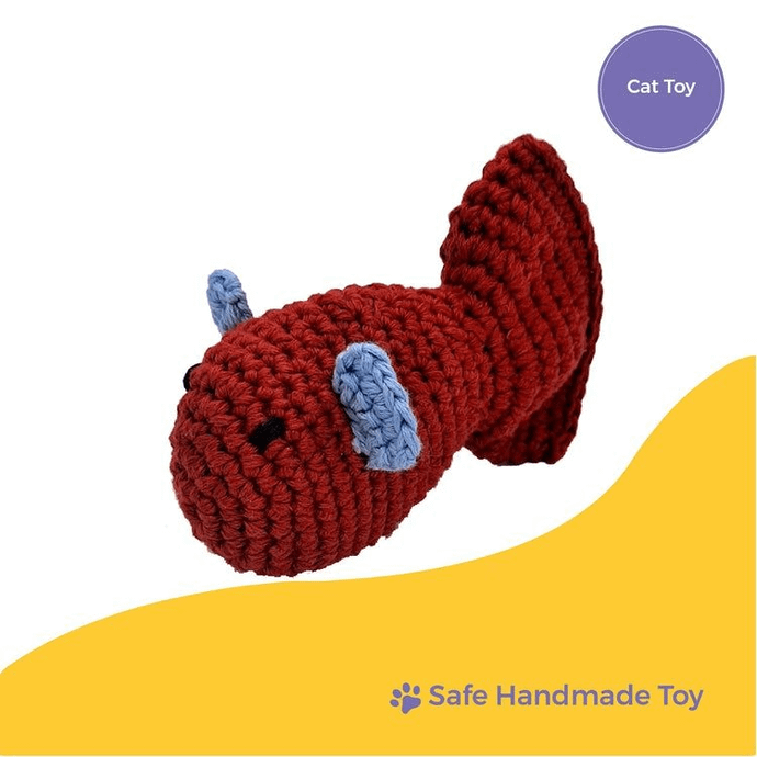 Crochet Fish, Cat Toy
