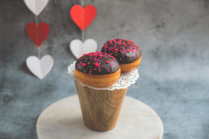 Chocolate Valentine Berliners (Box of 2)