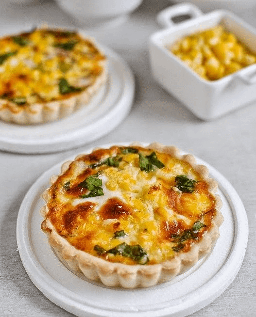 Mini Corn & Spinach Quiche (30pcs)