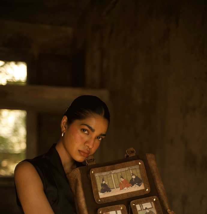 The Japanese Tea Room Office Bag  (2 in 1 - Backpack and Shoulder bag)