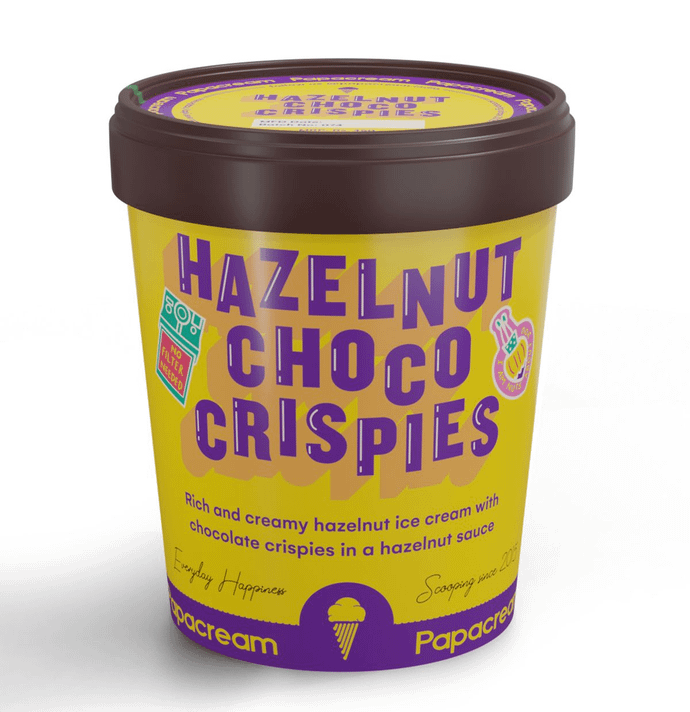 Papacream Hazelnut Choco Crispies [500ML]
