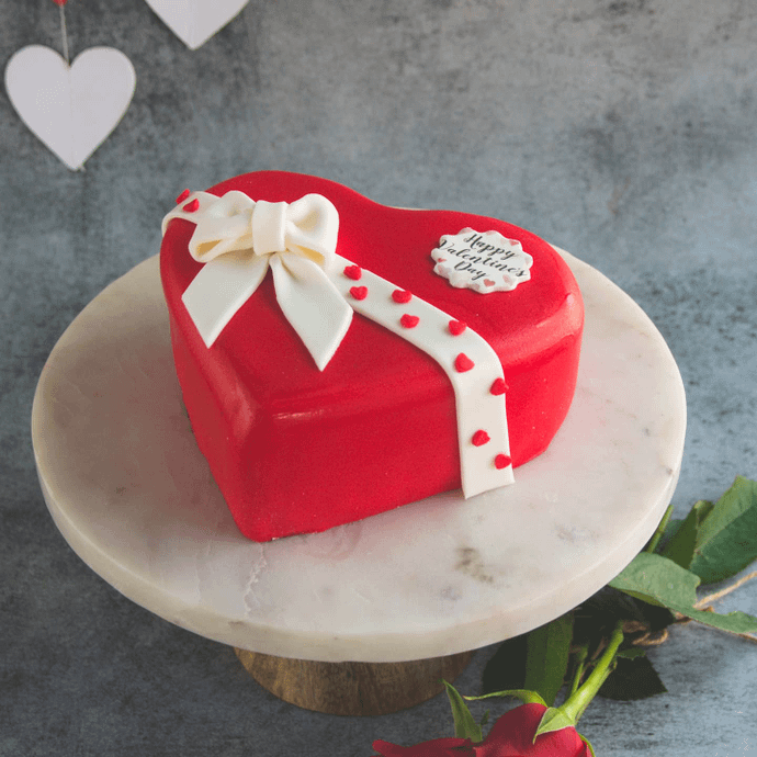Fondant Heart Cake