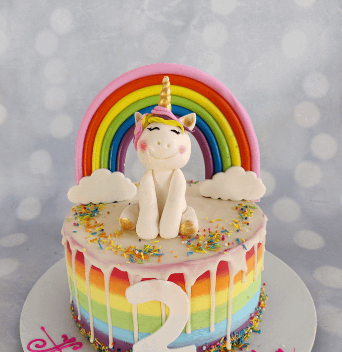 Unicorn Drip Cake