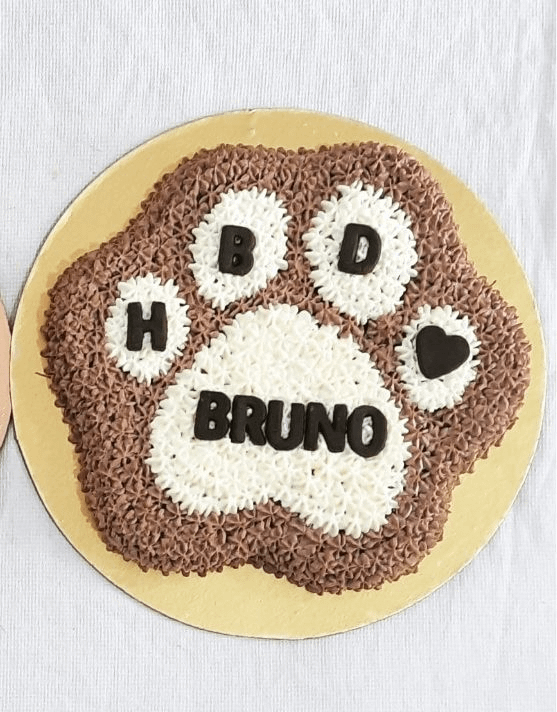 Paw Shaped Cake