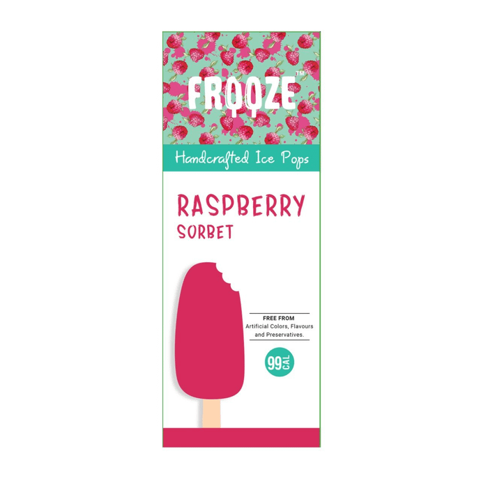 Frooze Raspberry Sorbet Popsicle