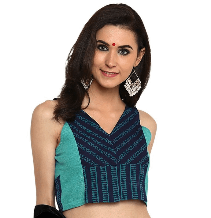 Kutch Print Handloom Cotton Blouse