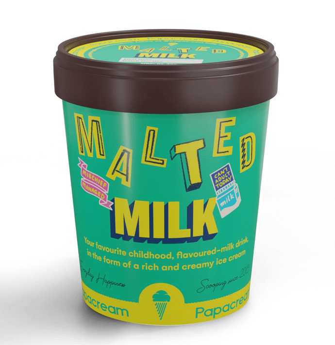 Papacream Malted Milk [500 ML]