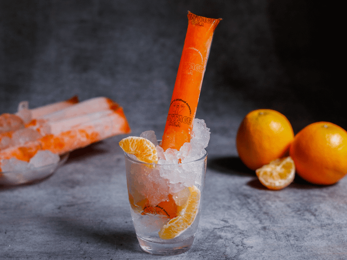 Orange Vintage Ice Candy